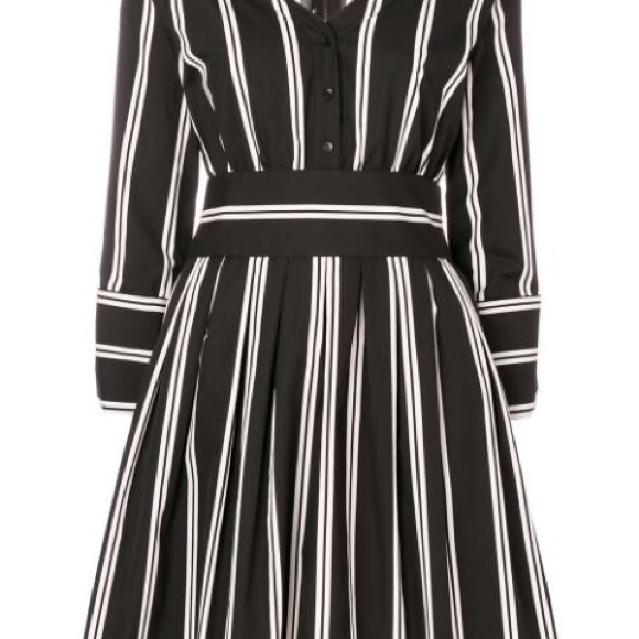 New with Tags - Alice & Olivia Mod Pinstripe Dress - Picture 3 of 5